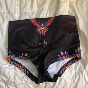 Liquid Dreams Hummingbird Booty Shorts